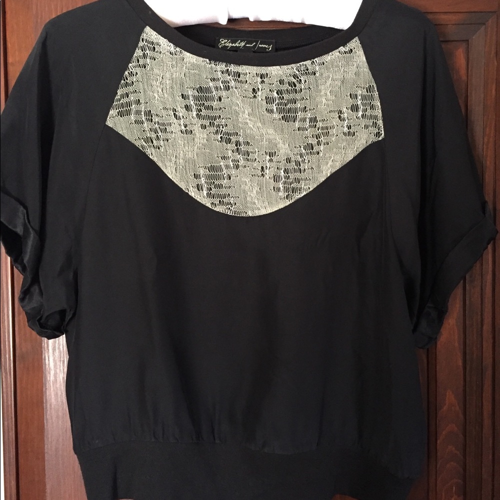 EUC Elizabeth & James Short-sleeved Blouse